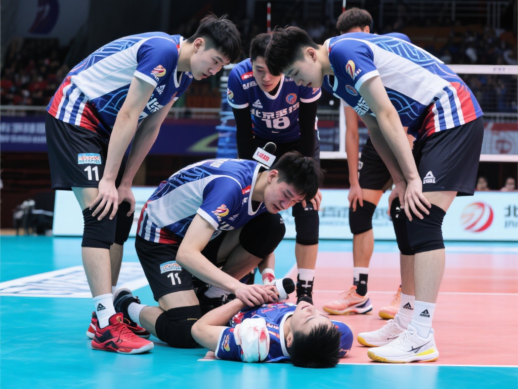 共抗伤病 北京北汽并肩作战 在赛场上,北京北汽的球员们展现了令人动容